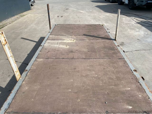 Trailer with working platform BLOMENRÖHR 2.Achs Tandem Anhänger mit BDF-System