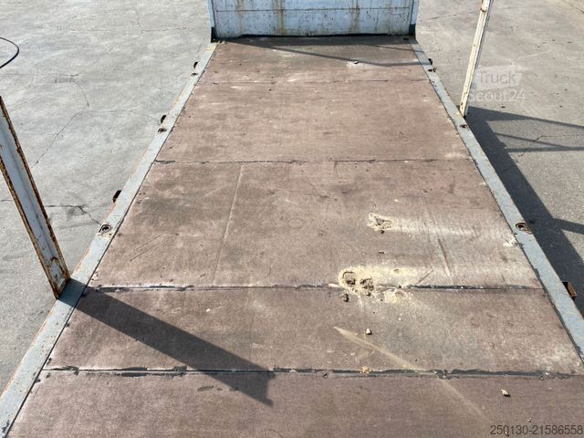 Trailer with working platform BLOMENRÖHR 2.Achs Tandem Anhänger mit BDF-System