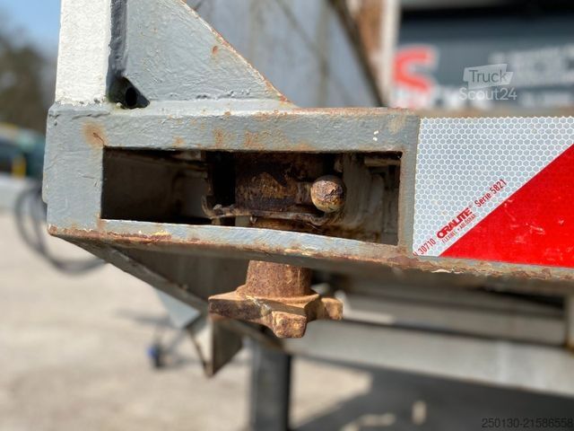 Trailer with working platform BLOMENRÖHR 2.Achs Tandem Anhänger mit BDF-System
