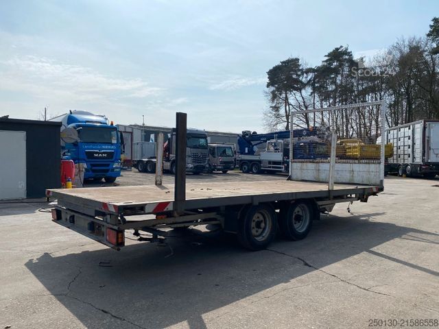 Trailer with working platform BLOMENRÖHR 2.Achs Tandem Anhänger mit BDF-System