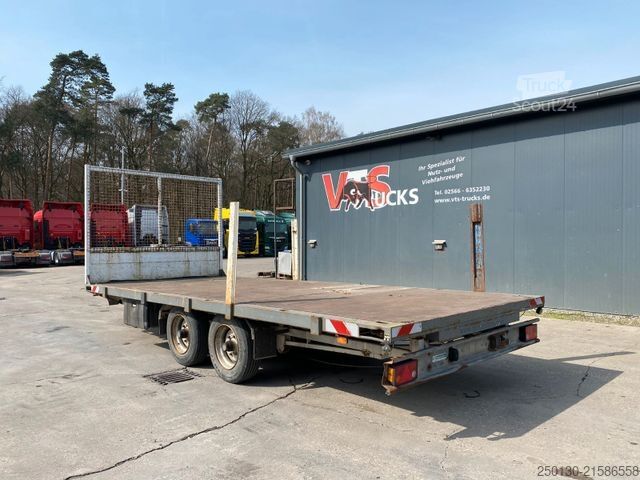 Trailer with working platform BLOMENRÖHR 2.Achs Tandem Anhänger mit BDF-System