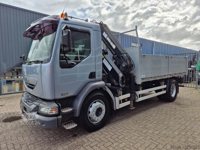 Basculantă cu macara Renault Midlum 270 DCI/ 12 TM Krane Remote/ Kipper