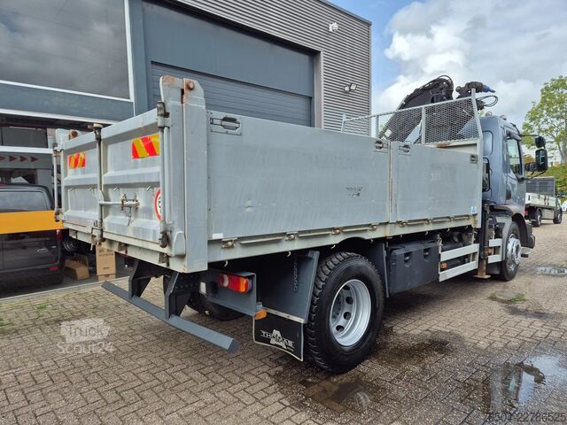 Basculantă cu macara Renault Midlum 270 DCI/ 12 TM Krane Remote/ Kipper