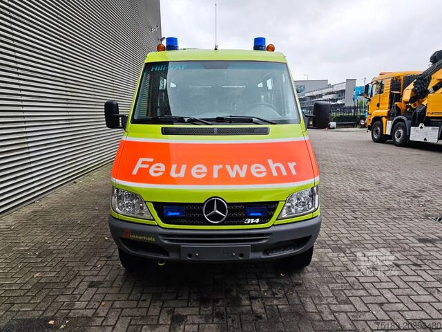 Мікроавтобус фургон Mercedes-Benz Sprinter 314 4x4 Petrol Feuerwehr 9900 KM!
