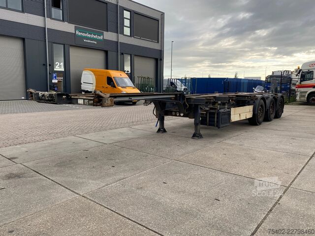 Konttikuljetukset Schmitz Cargobull SCF 24 / SAF + Disc / 1x Extendable / 1x Lift A...