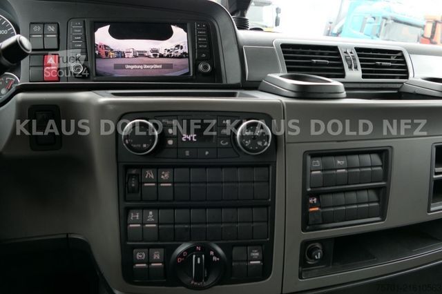 Flatbed truck with tarp MAN TGM 18.320 Pritsche Plane Kamera LBW Euro 6