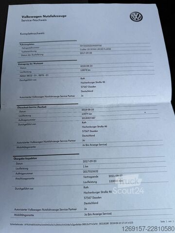 Furgone pick-up VW Crafter 2,0TDI DOKA Pritsche 35 lang *AHK 3t*