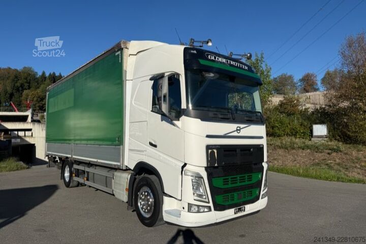 Platformas kravas automašīna ar tentu VOLVO FH-460 4x2 LBW