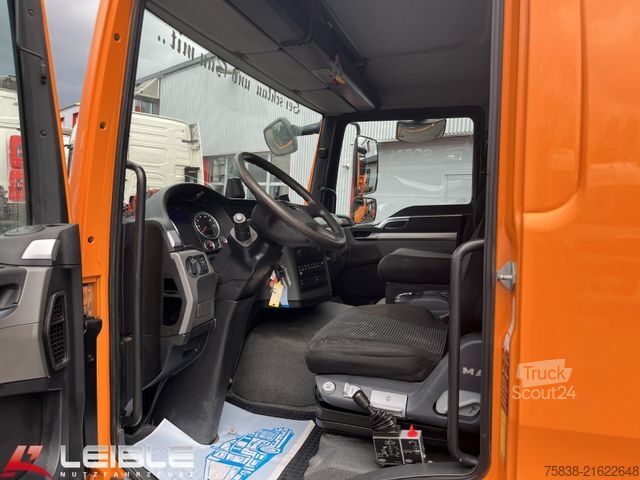 Three-sided tipper truck MAN TGL 12.220 4x2BB*Palfinger PK9002*Seilwinde*
