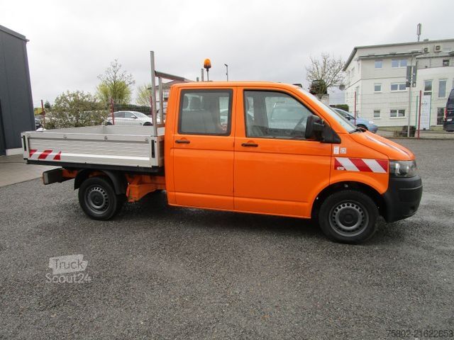 Pick-up van VW T5 TDI *DOKA+6-Sitze+AHK+1-Hand+Modell 2014*