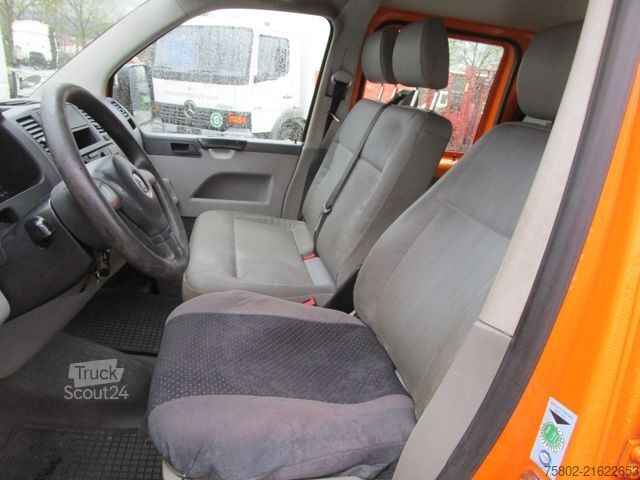 Pick-up van VW T5 TDI *DOKA+6-Sitze+AHK+1-Hand+Modell 2014*