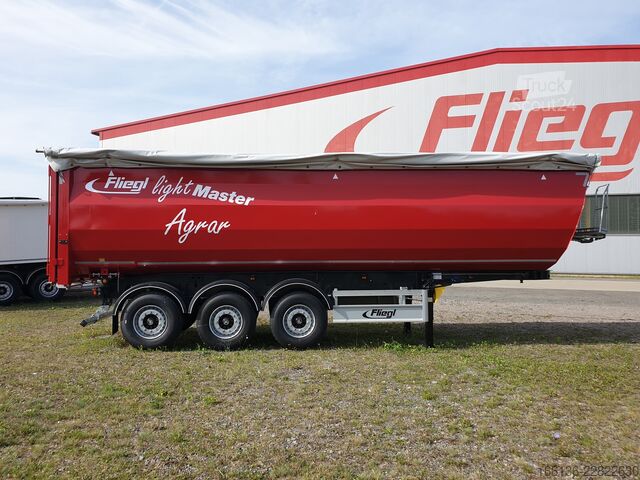 Напівпричіп-самоскид Fliegl DHKS 390 50cbm Light Master Stahlkipper