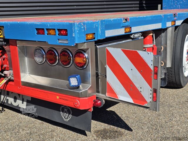 Vrachtwagen met kraan Scania R520 V8 8x2/6 / HMF 70 tm + JUMBO AANHANGER