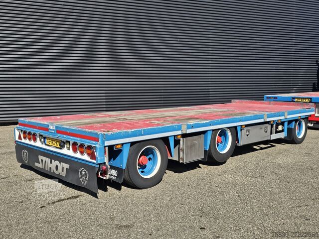 Vrachtwagen met kraan Scania R520 V8 8x2/6 / HMF 70 tm + JUMBO AANHANGER