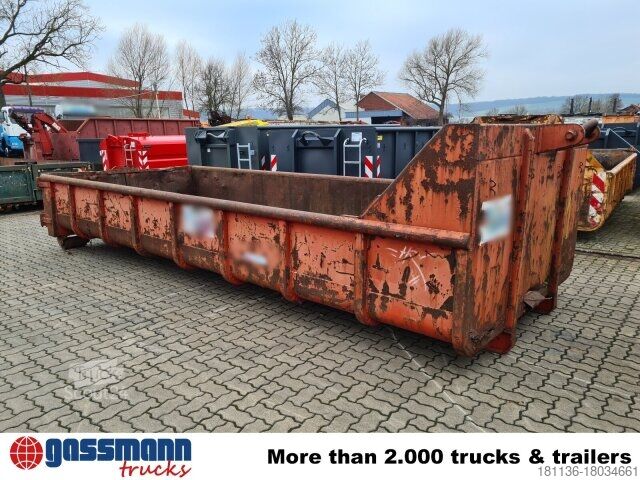 Roll-off konteyneri  Alustahl S 20 D Abrollcontainer mit Flügeltür