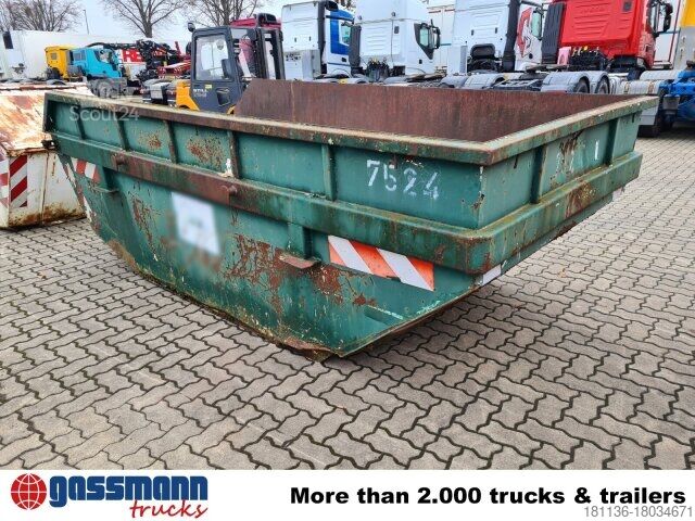 Contenedor de volteo Absetzcontainer ca. 6m³ offen mit Klappe