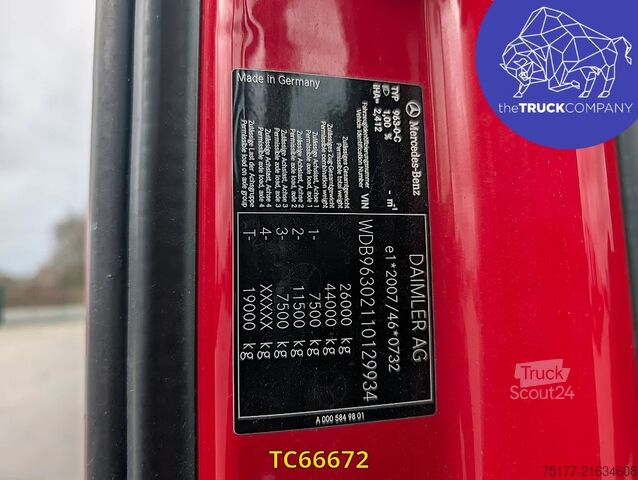 Prelata glisantă Mercedes-Benz Actros 2548