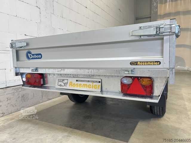 Rimorchio ribaltabile a tre lati Cheval Liberte Debon PW1.2 Eco Rückwärtskipper