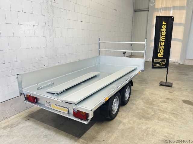 Rimorchio ribaltabile a tre lati Cheval Liberte Debon PW1.2E Lux E-Pumpe Rückwärtskipper