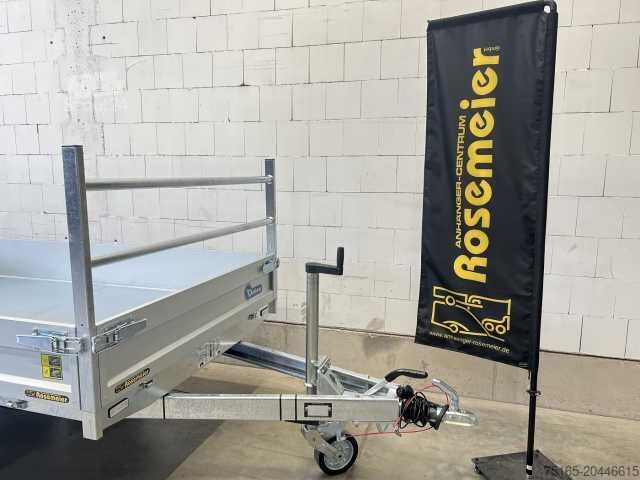 Rimorchio ribaltabile a tre lati Cheval Liberte Debon PW1.2E Lux E-Pumpe Rückwärtskipper