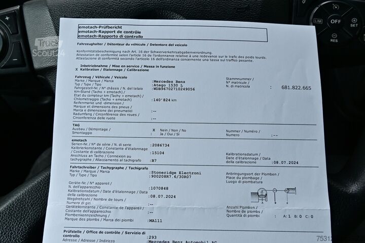 Kühlkoffer-LKW Mercedes-Benz Atego 1530  E6 16T Supra 1250 MT Bi-Temp. LBW