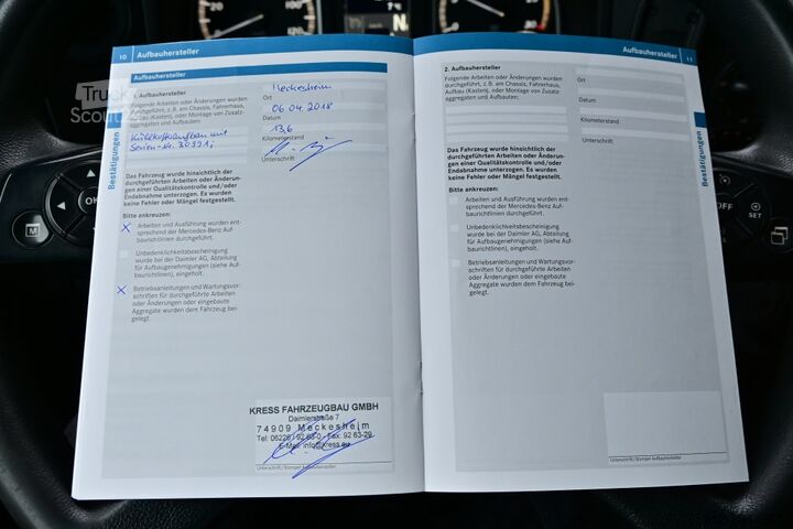 Ledusskapja kravas automašīna Mercedes-Benz Atego 1530  E6 16T Supra 1250 MT Bi-Temp. LBW