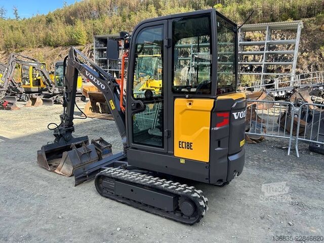 Minirýpadlo Volvo EC 18 E