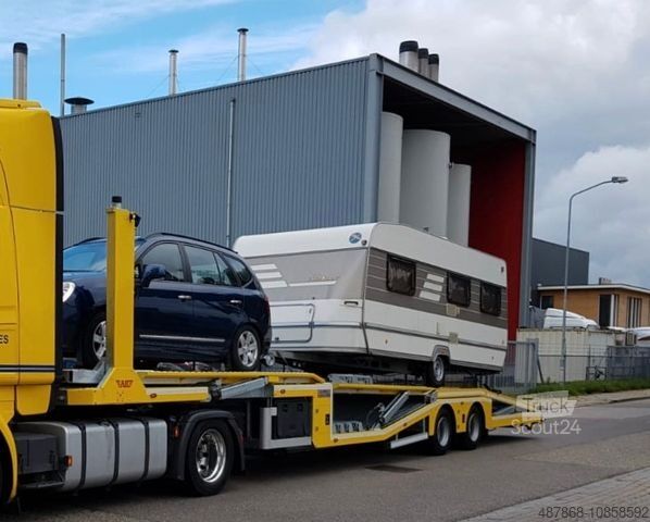 Semiremorcă transportoare de autoturisme  Aksoylu nummer eins im 6 stuck auto transporter