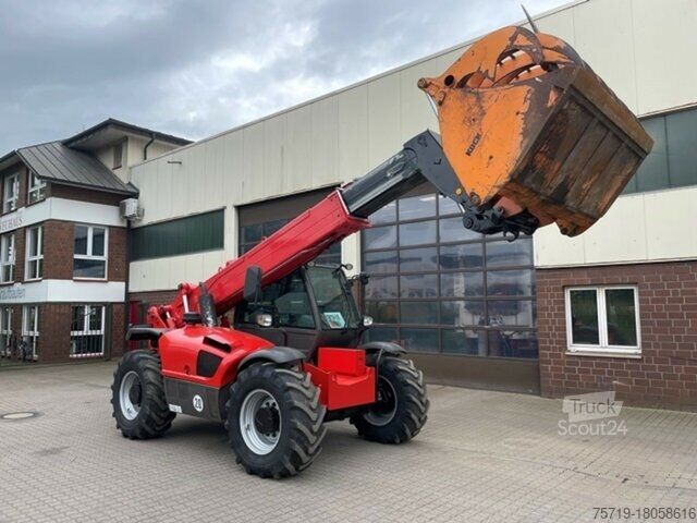 Pala gommata Manitou MLT845-120 Telelader Silageschaufel+ Gabel