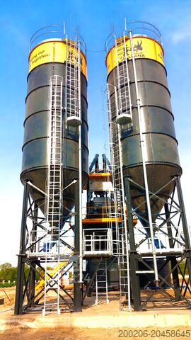 мобилна инсталация за смесване на бетон FABO mobile concrete mixing plants 120 m³/h Mobile Concrete Mixing Plant