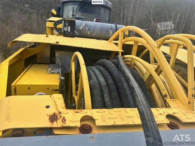 Maskin for jordboring Atlas Copco Boomer MC2 tunnel drilling rig.