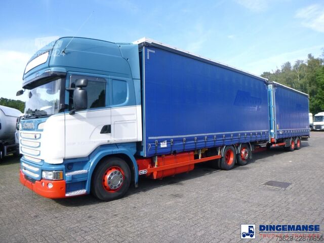 Volumtransport Scania R 450 6x2 Euro 6 mega volume + Van Hool drawbar...