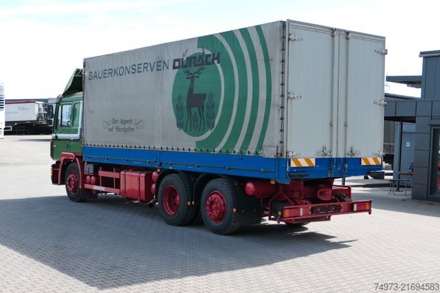 LKW mit Pritsche & Plane MAN F90 24.332 Unterflur 6x2 LL