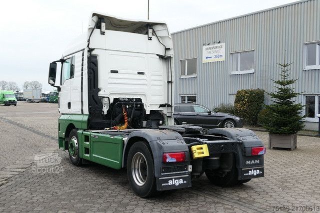 Standard dragbil MAN 18.420 TGX 4x2. Spoiler, Intarder, Alu-Felgen