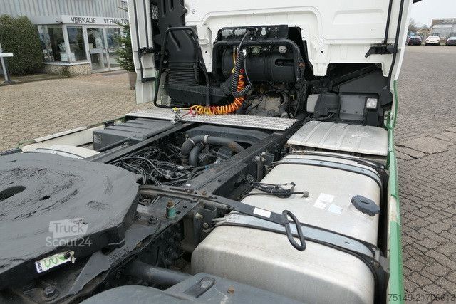 Standard dragbil MAN 18.420 TGX 4x2. Spoiler, Intarder, Alu-Felgen