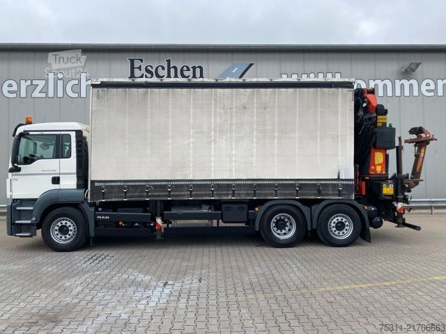 Lastbil med flak MAN TGS 26.400 6x2-4LL*Palfinger PK34002 SHE*FLY-JIP