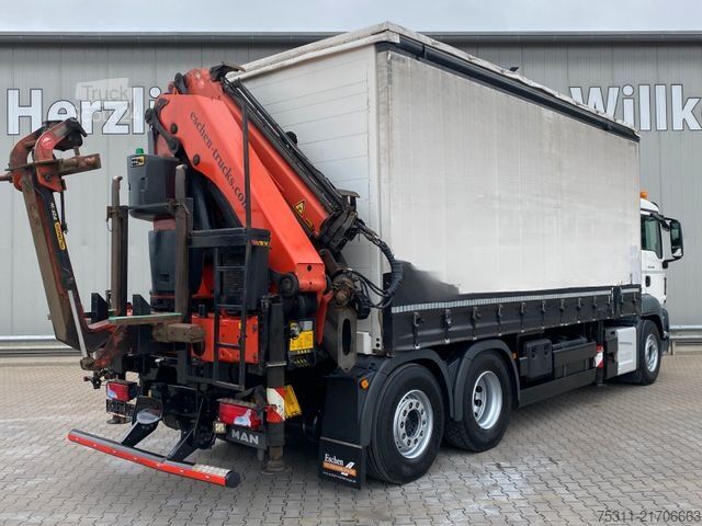 Lastbil med flak MAN TGS 26.400 6x2-4LL*Palfinger PK34002 SHE*FLY-JIP