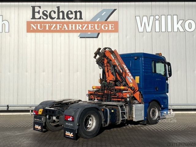 Standard dragbil MAN TGX 18.440 4x2 BLS*Atlas 165.2EA4 Kran*FUNK*