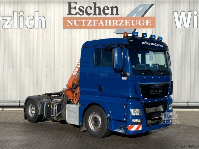 Standard dragbil MAN TGX 18.440 4x2 BLS*Atlas 165.2EA4 Kran*FUNK*