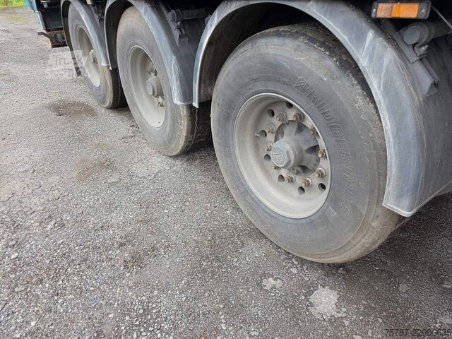 Náves s pohyblivou podlahou REISCH 65 cbm Schubboden, BPW Trommel, Kornschieber