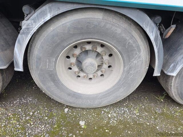 Náves s pohyblivou podlahou REISCH 65 cbm Schubboden, BPW Trommel, Kornschieber