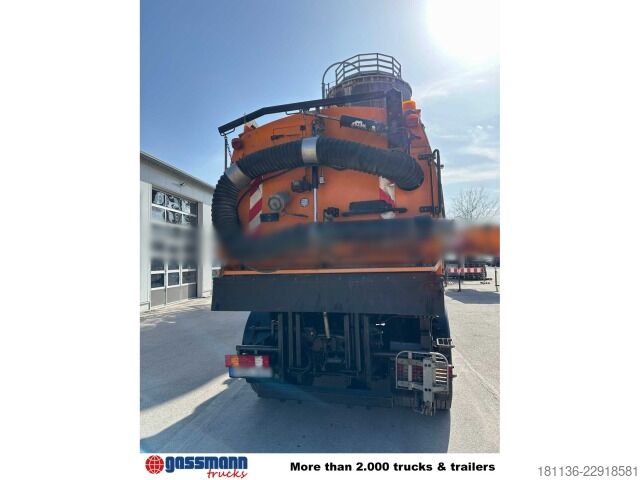 Подметальная машина Mercedes-Benz Axor 1824 AK 4x4, Kehrmaschine FAUN Viajet