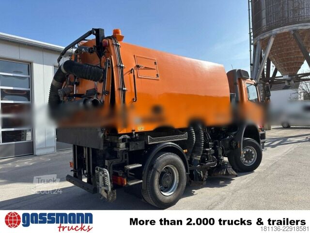 Подметальная машина Mercedes-Benz Axor 1824 AK 4x4, Kehrmaschine FAUN Viajet