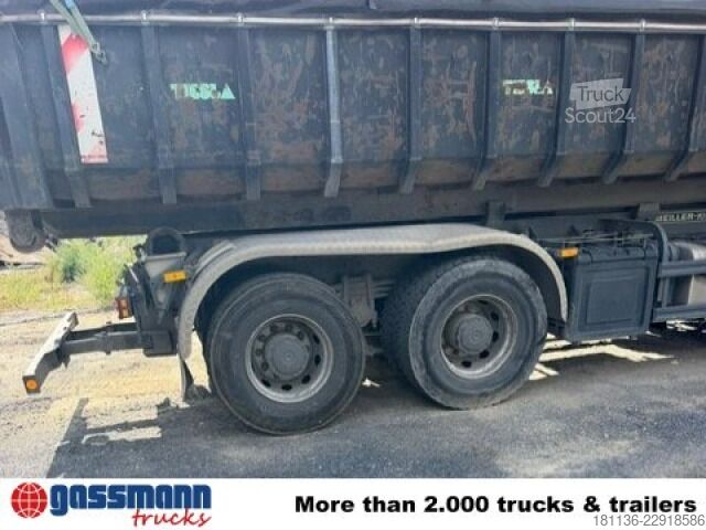 Camión portacontenedores de gancho Mercedes-Benz Actros 2641 6x4, Meiller RK 20.65