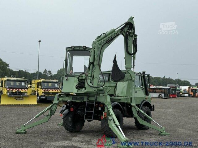 Excavator mobil Unimog U427/10 Schaeff Mobilbagger AT 16 NUR 175 TKM