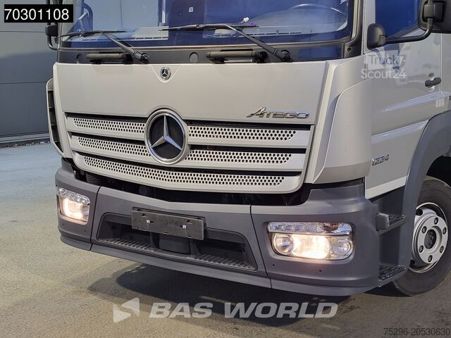 Curtain sided Mercedes Atego 1224 4X2 280cm height box 1500kg Ladebord...