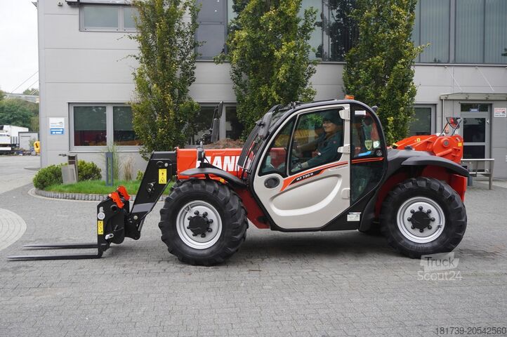 Телескопичен манипулатор Manitou MT 730 H/ 7 m reach/ 3 t / height 190 cm