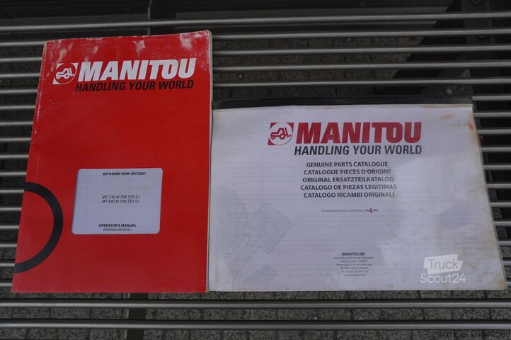 Телескопичен манипулатор Manitou MT 730 H/ 7 m reach/ 3 t / height 190 cm