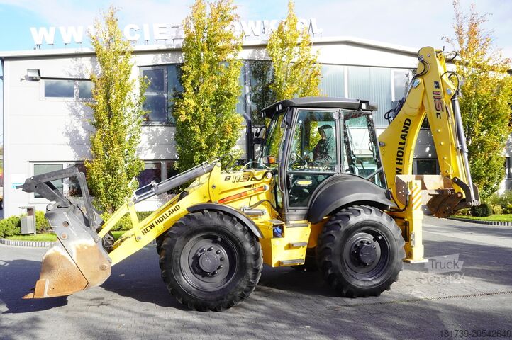 багер товарач New Holland B 115 C backhoe loader / 1000 MTH !