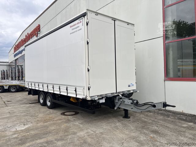 Remorque ouverte avec bâche Möslein TPS 105 D-L Planenanhänger, Ladebordwand + Durchladbar neuwertig